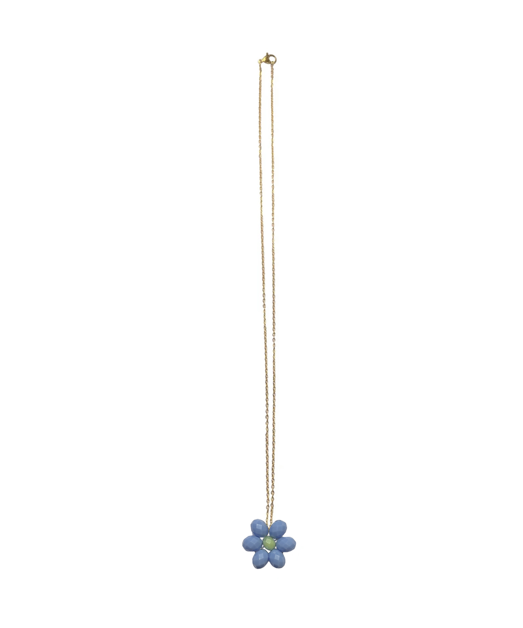 Blue Flower Necklace